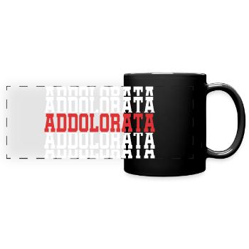 Our Lady of Sorrows T-Shirt Gift Idea - Full Colour Panoramic Mug - black - Front
