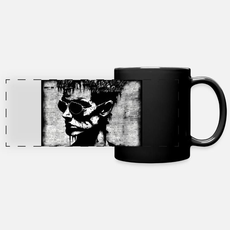 The Rebel #3 - Full Colour Panoramic Mug - black