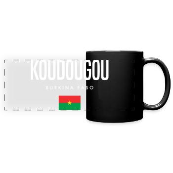 Koudougou Burkina Faso - Full Colour Panoramic Mug - black - Front