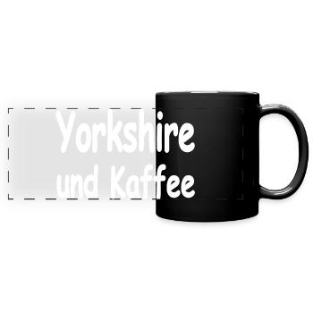 Yorkshire - Full Colour Panoramic Mug - black - Front