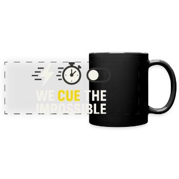 Theatre Technology Crew Stage Technician Sound - Full Colour Panoramic Mug - black - Front