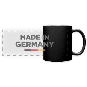 Made in Germany Shirt - Full Colour Panoramic Mug - black - Front