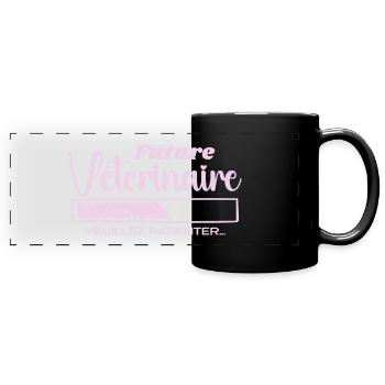 Future Veterinarian - Full Colour Panoramic Mug - black - Front