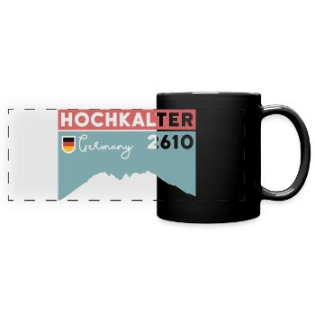 High Cold Crossing Normal Mountain Hike - Full Colour Panoramic Mug - black - Front
