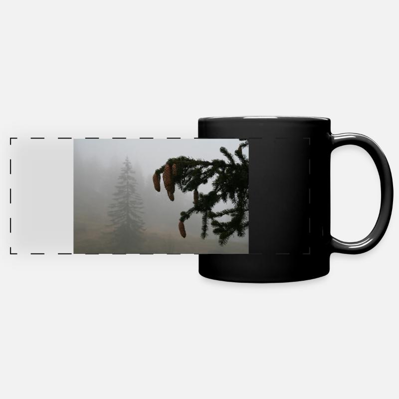 Cloud Forest Cone Magic / Feldberg - Full Colour Panoramic Mug - black