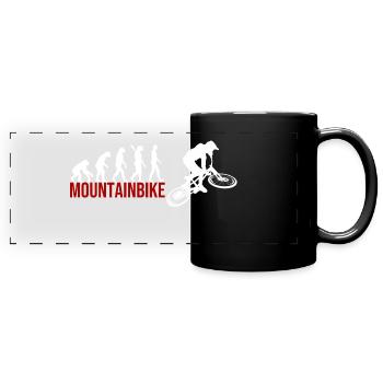 Evolution Mountainbike - Panorama-Tasse farbig - Schwarz - Vorne