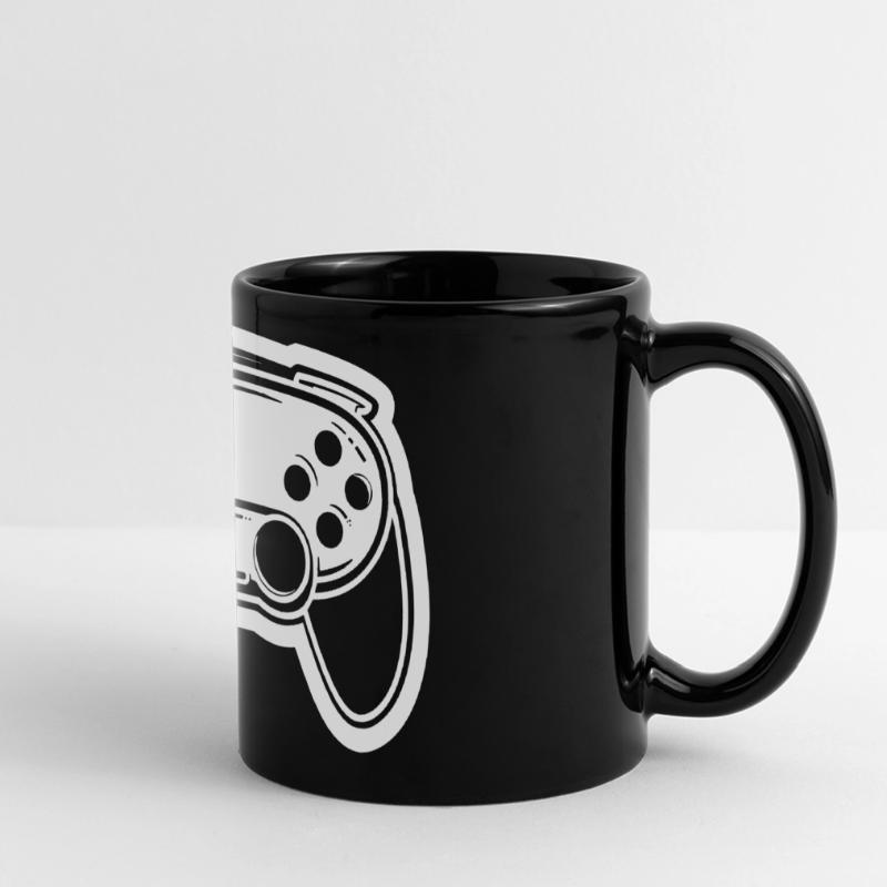 Video Game Controller Drawing Full Colour Panoramic Mug