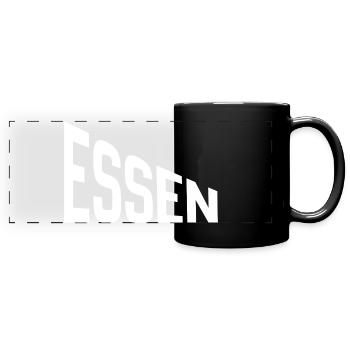 Eat - Full Colour Panoramic Mug - black - Front
