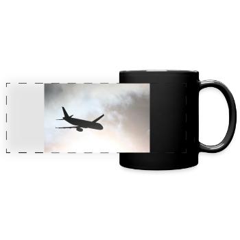The Phantom in the Sky - Full Colour Panoramic Mug - black - Front
