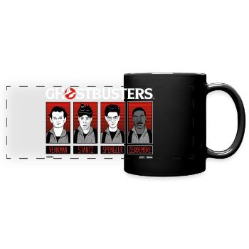 Ghostbusters Characters 1984 Mug - Full Colour Panoramic Mug - black - Front