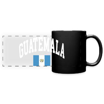 Guatemala - Full Colour Panoramic Mug - black - Front