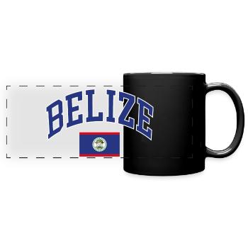 Belize - Panorama-Tasse farbig - Schwarz - Vorne