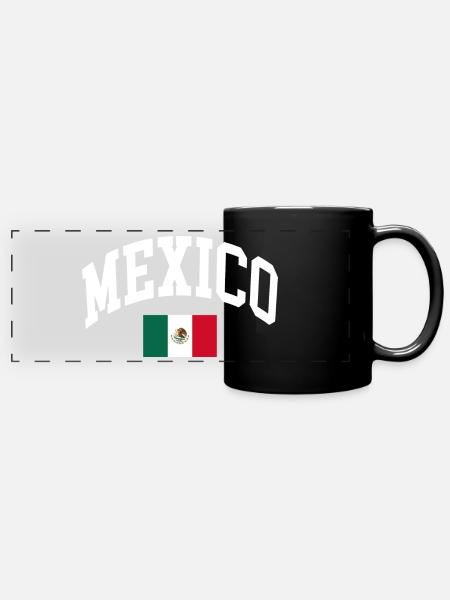 Mexico - Panorama-Tasse farbig - Schwarz