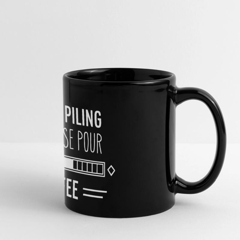 Programmers generate code from coffee Full Colour Panoramic Mug