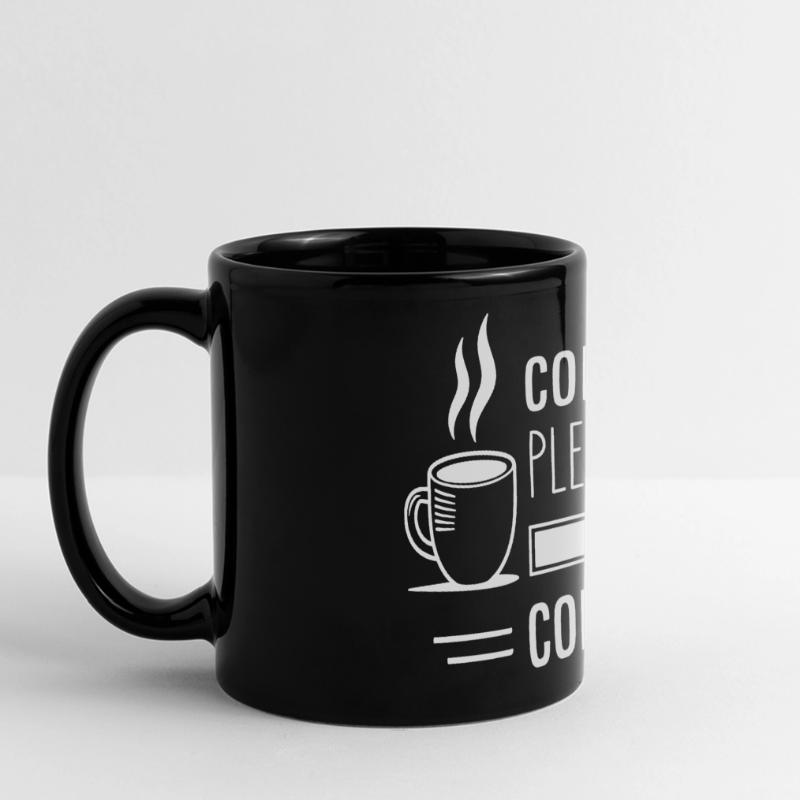 Programmers generate code from coffee Full Colour Panoramic Mug