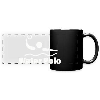 Water Polo - Full Colour Panoramic Mug - black - Front