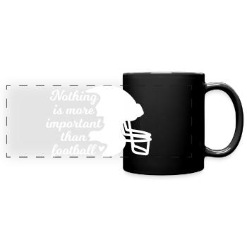 Football Inspiration - Full Colour Panoramic Mug - black - Front