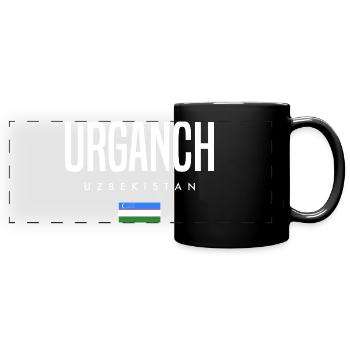 Ourguentch Ouzbékistan - Mug panoramique uni - noir - Devant