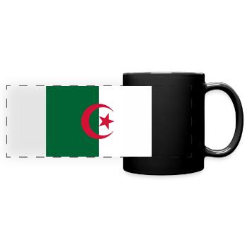 Algeria Algerian Flag Flag - Full Colour Panoramic Mug - black - Front