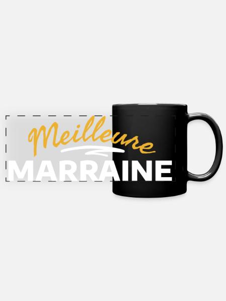 Humorous slogan beetroot wedding - Full Colour Panoramic Mug - black