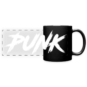 PUNK - Full Colour Panoramic Mug - black - Front