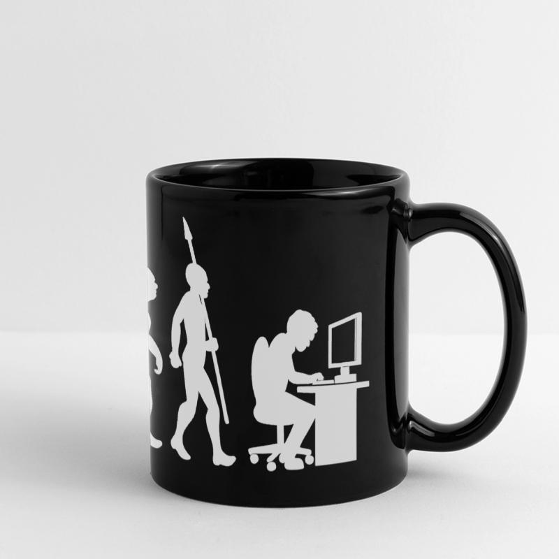 Computer PC Evolution Computer Scientist Programmer Full Colour Panoramic Mug