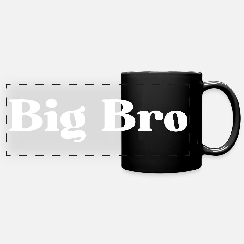 BIG BRO. BIG BROTHER - Full Colour Panoramic Mug - black