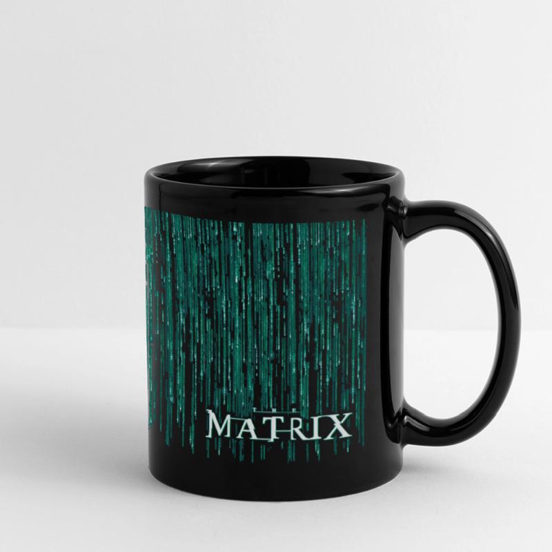 Matrix Code Logo Mug panoramique uni