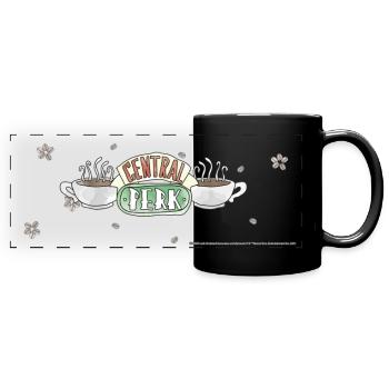 Friends Central Perk Sketch Mug - Full Colour Panoramic Mug - black - Front