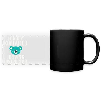 Driving Instructor Koalafied Drive Tutor - Panorama-Tasse farbig - Schwarz - Vorne
