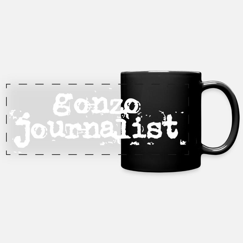 Gonzo Journalist - Full Colour Panoramic Mug - black