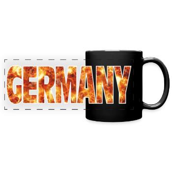 Germany - Full Colour Panoramic Mug - black - Front