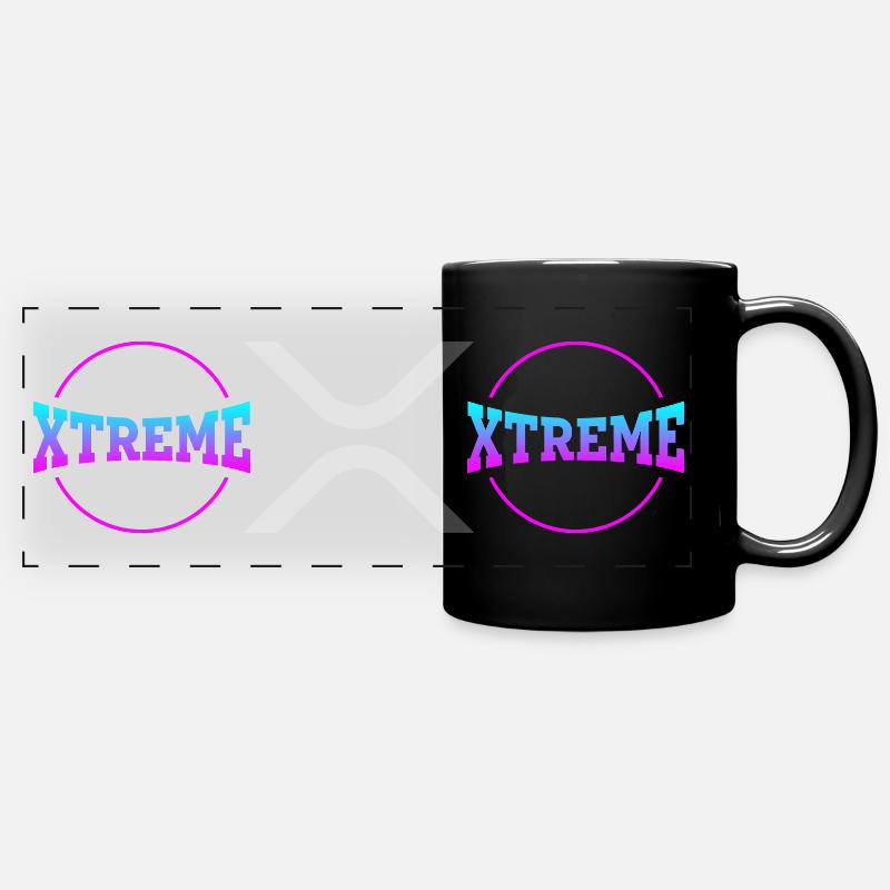 xTREME Panorama - Panorama-Tasse farbig - Schwarz