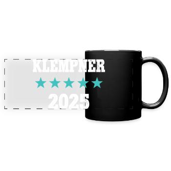 Examen de formation plombier 2025 Maître Apprenti - Mug panoramique uni - noir - Devant