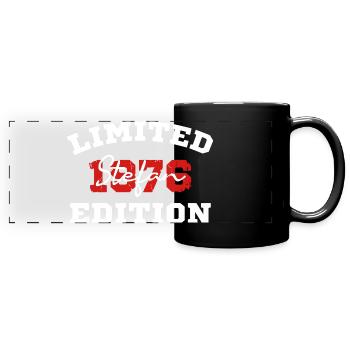 Birthday T-Shirt Stefan 50 Years - Full Colour Panoramic Mug - black - Front