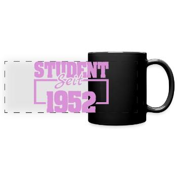 Student Self 1952 Vintage Print - Mug panoramique uni - noir - Devant
