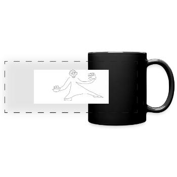 Ginguant - Mug panoramique uni - noir - Devant