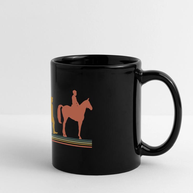 Evolution cheval Mug panoramique uni