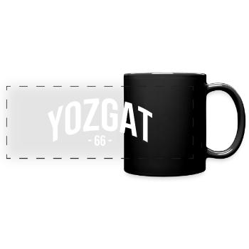 Yozgat 66 Türkei Turkiye Geschenk Urlaub TR Türk - Panorama-Tasse farbig - Schwarz - Vorne