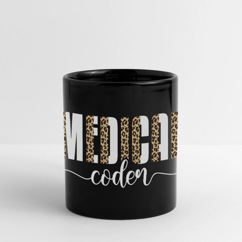 medical coder Design for a medical coder Panorama-Tasse farbig