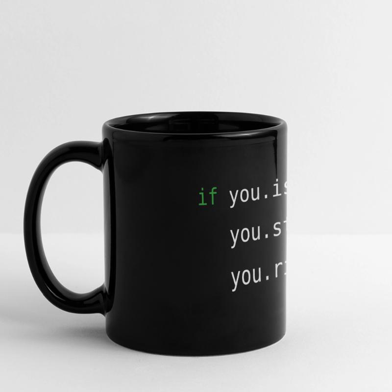 Python code | Cycling | Programmer | Dev Full Colour Panoramic Mug