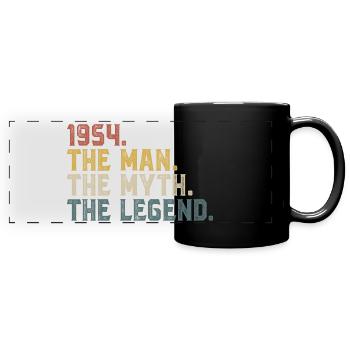 1954 Man Myth Legend - Full Colour Panoramic Mug - black - Front