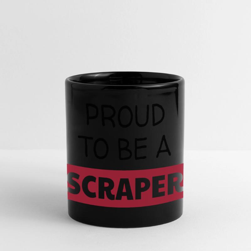 Scrapbooking / Scraper / Scrapeuse / Scrapeur Mug panoramique uni