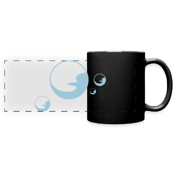 Soapbubble Soap Bubble Foam - Full Colour Panoramic Mug - black - Front