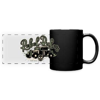 Hot Rod - Full Colour Panoramic Mug - black - Front