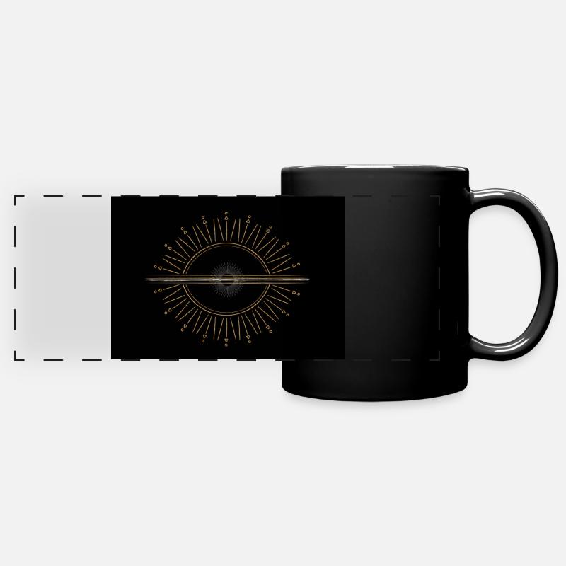 Eye - Full Colour Panoramic Mug - black