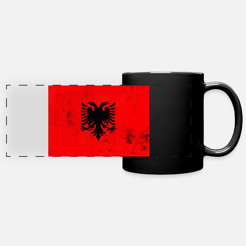Drapeau de l’Argentine – symbole de fierté et de liberté - Mug panoramique uni - noir