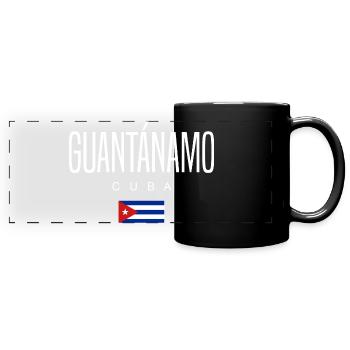Guantánamo Cuba Cubans - Full Colour Panoramic Mug - black - Front
