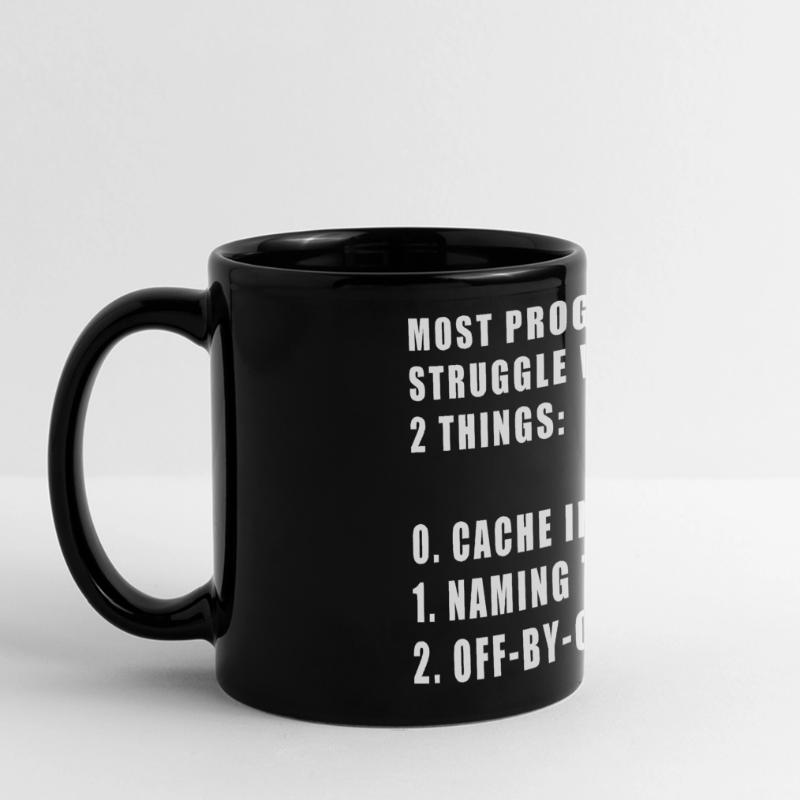 2 hard things in computer science programmer Full Colour Panoramic Mug