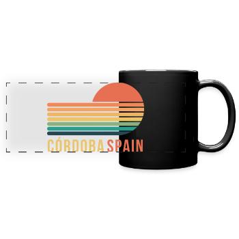 Cordoba Spain - Full Colour Panoramic Mug - black - Front